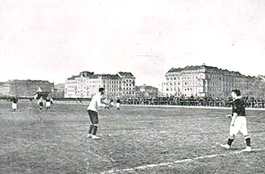 fot. Księga Pamiątkowa Pogoń Lwów 1904–1939) 18.04.1909 — Praga.